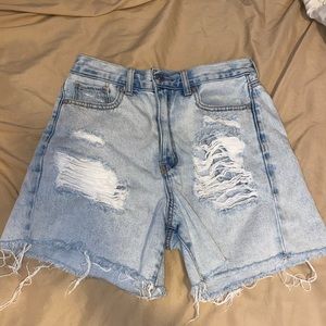 American eagle mom jean shorts